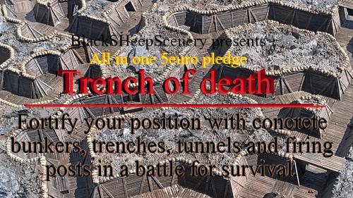 Trench of death - FDM Printable 3D terrain set