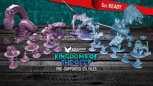 Kingdoms of the Deep | Pre-supported STL files