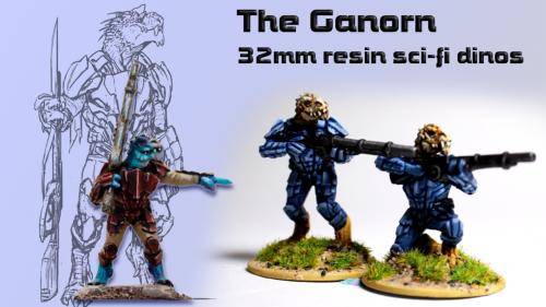 32mm Resin Sci-Fi Dinosaurs: Introducing the Ganorn
