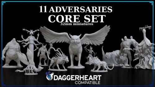 Core Adversaries – 11 STLs (32 mm)