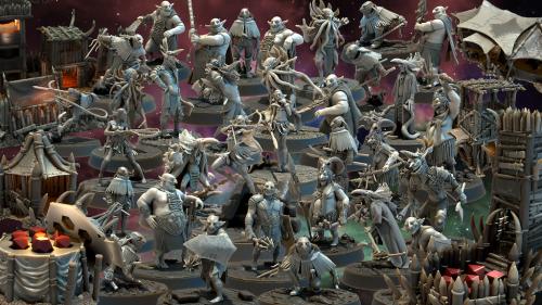 The Goblin Horde: A 3D Printable Model Adventure