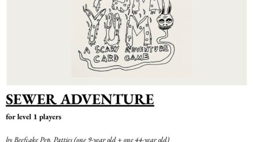 YUM YUM: A SCARY ADVENTURE CARD GAME