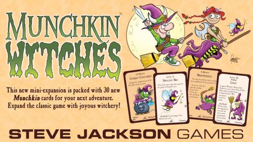 Munchkin Witches, 30 Cards for Steve Jackson s Munchkin