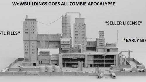 WoWBuildings Goes All Zombie Apocalypse 3D STL files