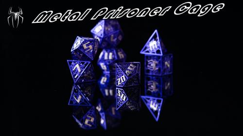 Metal Prisoner Cage RPG Game Dices
