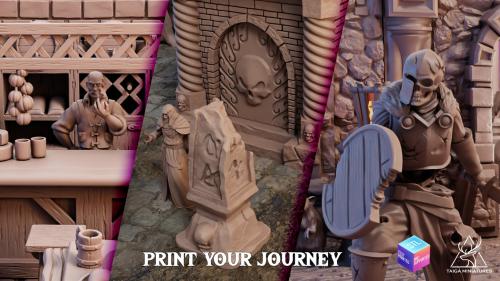 Fantasy adventures - STL models for 5e campaigns