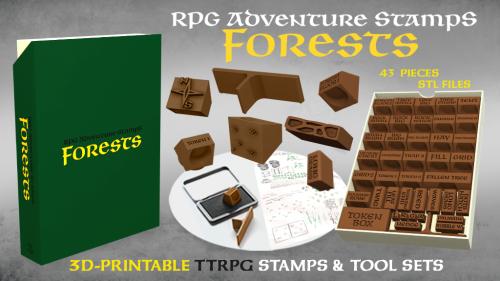 RPG Adventure Stamps: Forests Set