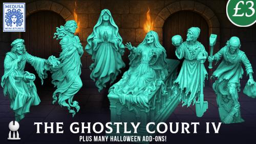 Dungeon Monsters: Ghosts IV - 3d Printing Miniature STL s