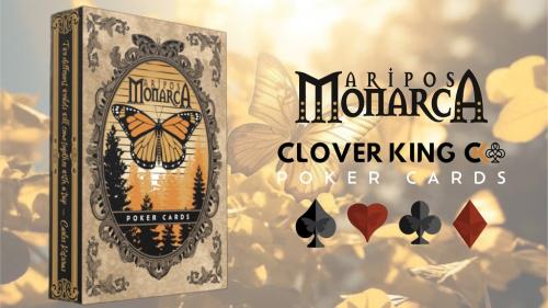 Mariposa Monarca Poker Cards