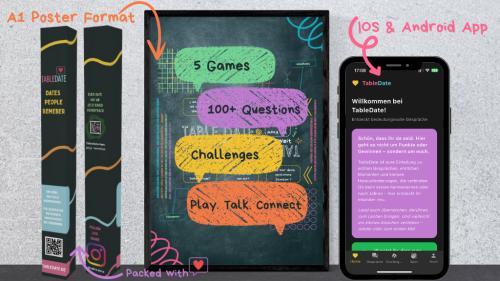 Tabledate – Mehr als ein Spiel. Ein echtes Erlebnis.