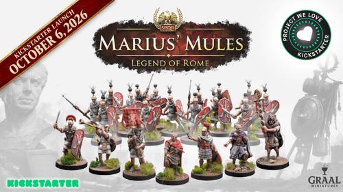 Marius  Mules : Roman Republic Army for 32mm Wargaming