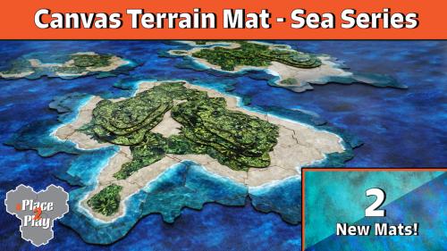 Canvas Terrain Mats - Sea Series