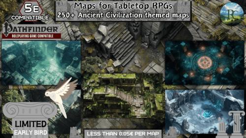 Maps for TTRPGs - Ancient Civilizations