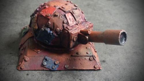 28mm scale Orc Defence Turrets