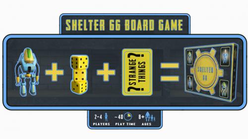 This is an action dice game with cards and strange events.