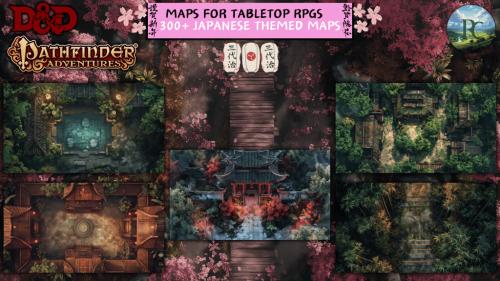 Maps for TTRPGs - Samurai Saga