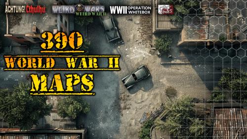 🪖RPG Maps - 390 World War II Battle Maps⚔️