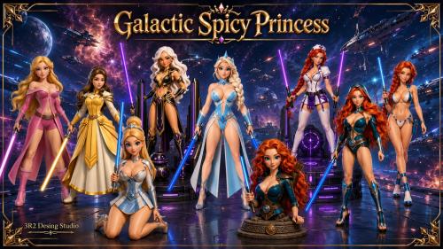 Galactic Spicy Princes 43 STL