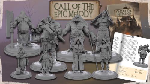 Call of the Epic Melody- 35mm, 70mm Printable 3d STL Files.