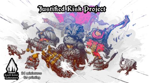 Justified Risk project: 3D Miniatures for Grimdark Wargames