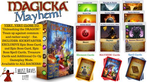 Magicka Mayhem: The Card Game of Elements, Spells & MAYHEM!