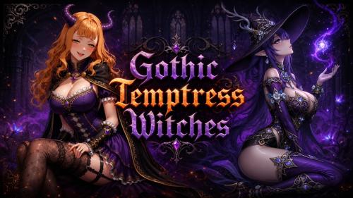 Gothic Temptress Witches –STL Collection ,anime aesthetics