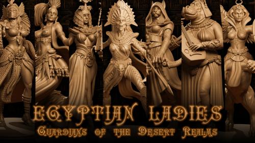 Egyptian Ladies: Guardians of the Desert Realms