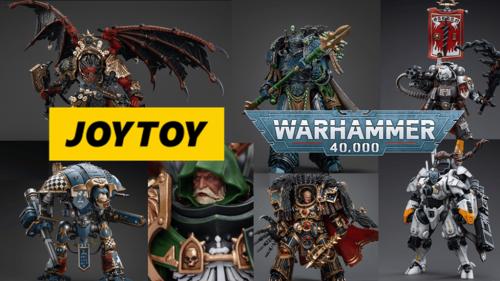 Warhammer 40k Pre-painted, Licensed, Posable Action Figures