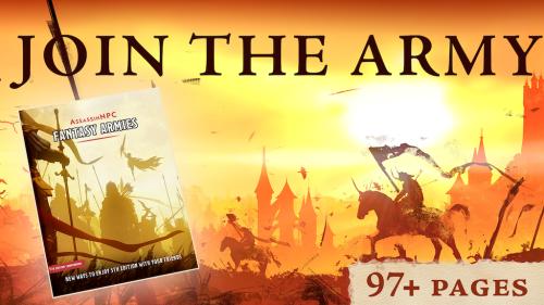 Fantasy Armies: A 5E Supplement