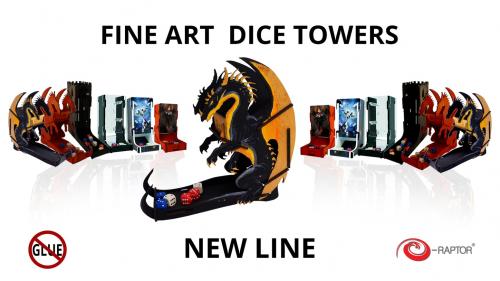 Fine Art Dice Towers