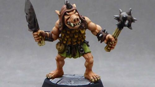 28mm Old School Pig Orcs by the Legendary Kev Adams.