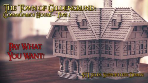 The Town of Gildengrund: Commoner’s House – Type 1