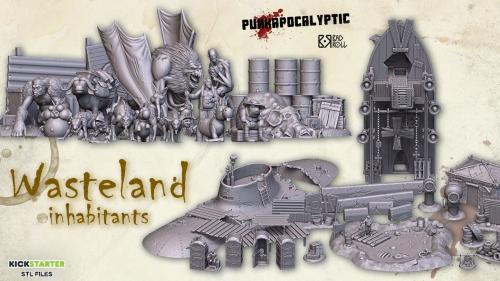 Wasteland Inhabitantts Printable STL files