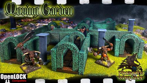 Moving Garden - 3d printable OpenLOCK Dungeon Terrain STLs