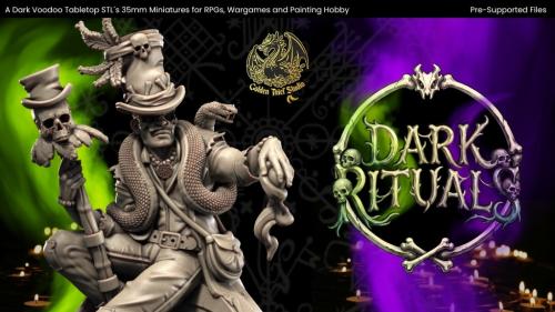 Dark Rituals: Voodoo Tabletop Miniatures 35mm STLs