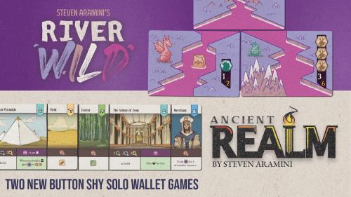 River Wild & Ancient Realm - Button Shy solo wallet games