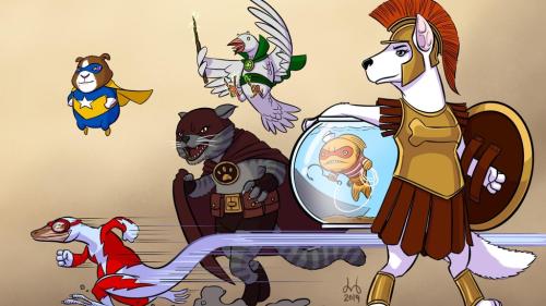 Smol Sidekicks - Print on Demand!