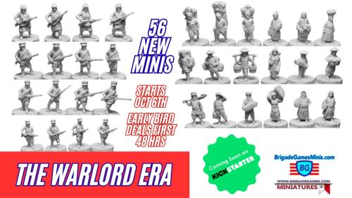 The Warlord Era - Adventures in War Torn China - 28mm Minis