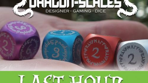 Dragon Scales Metal Designer Gaming Dice