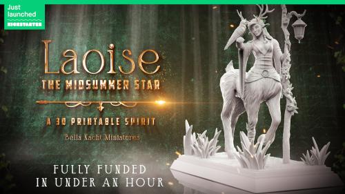 Laoise, The Midsummer Star - A 3D Printable Spirit
