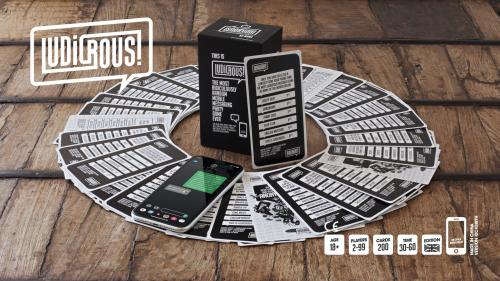 Ludicrous party card game