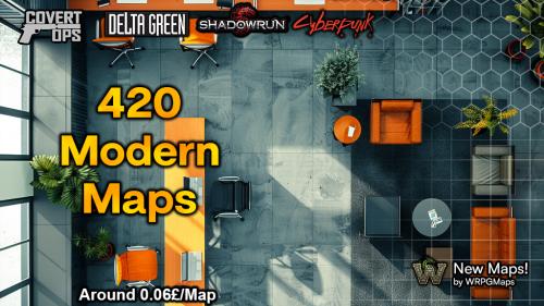 ✈️RPG Maps – 420 Modern-Day Locations for TTRPGs🗺️