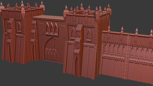 Super Quick Print Sci Fi Gothic 3d Printable Terrain