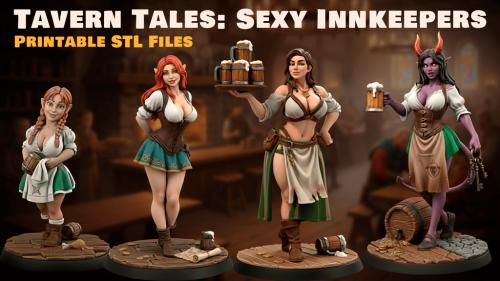 Tavern Tales: Sexy Innkeepers | Printable STL Files