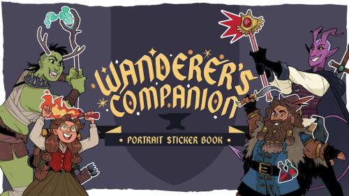 Wanderer s Companion - The Create-a-Portrait Sticker Book