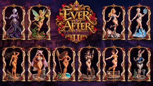 Ever After - Reimagined II - 3D Printable Female Miniatures