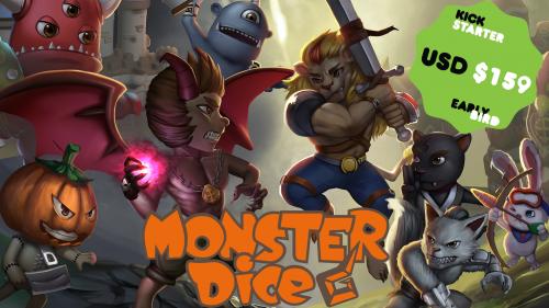 Monster Dice: Unique designed monster dice