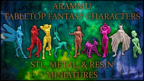 Arammu - Tinar: Fantasy Metal/Resin Minis & 3D Print files