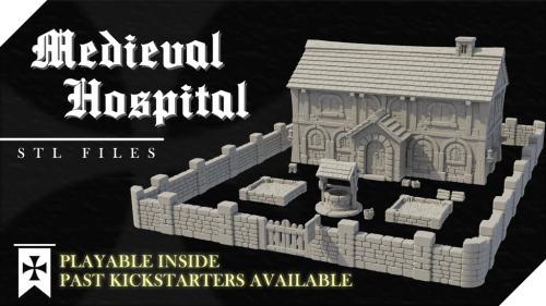 Medieval Hospital - 3D Printable STL Files