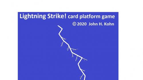 Lightning Strike! card platform game (manufactured)